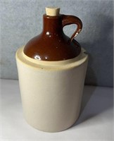 Antique Brown top Stoneware jug