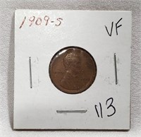 1909-S Cent VF