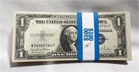 $100 Banded Dollar Silver Certificates Series