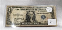 1935-A Dollar Silver Certificate “Experimental S”