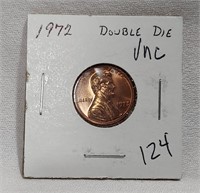 1972 Double Die Cent Unc.
