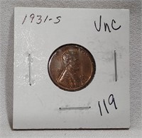 1931-S Cent Unc.