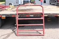 2" x 4' pipe gate, red