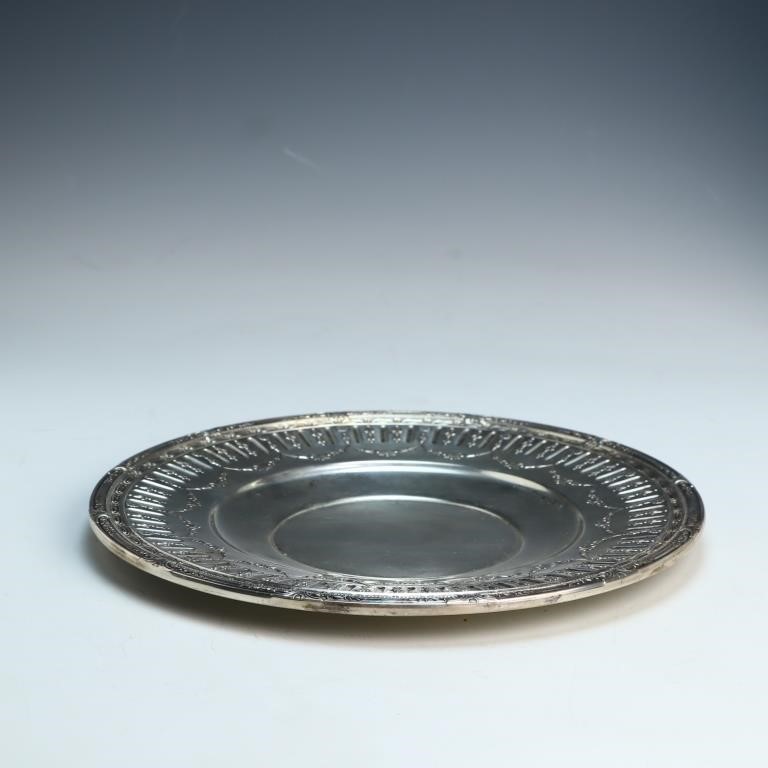 Gorham sterling silver plate 10 inches diameter