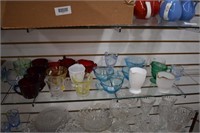 Lot Assorted VTG Glass Creamers/Sugars/Pitchers