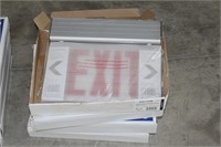 EDGE-LIT LED EXIT SIGN X 4