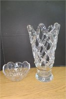 Beautiful Lattice Glass Vase & Crystal Vase