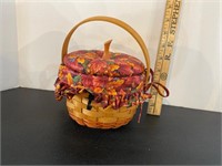Longaberger Small Padded Pumpkin Basket