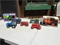 ASSORTED DIE CAST TOY TRACTORS