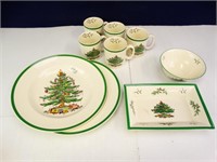Vintage Spode Christmas Tree Dishware