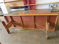 Wood Folding Table (8-ft x 32", 23 1/2" tall)