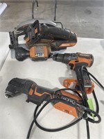 Ridgid Skil Saw, ElectricTool,& Drill Missing Pcs