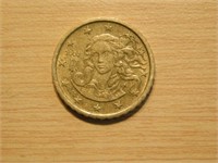 Pièce 10 euro cent 2002 Italy