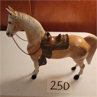 Vintage Toy Horse w/Saddle- no Name Found