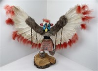 Huge Hopi Kachina Doll Eagle Dancer by Martin