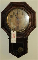 Lot #3378 - Antique Gilbert Clock Co. Oak