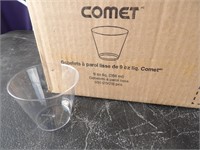 Box of 9oz Clear Plastic Cups