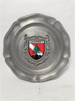 CHARMEY Pewter Plate D