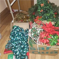 Christmas Decor - Garland, Plastic Foliage,