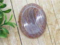 FIRE AGATE WORRY STONE ROCK STONE LAPIDARY SPECIME