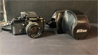 Vintage Nikon Camera With Case