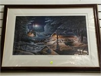FRAMED TERRY REDLIN LE PRINT 2000 EVENING FROST