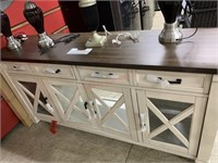 Console cabinet MSRP $1199 farmhouse style with 4