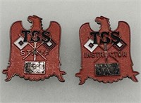 Post WWII Signal School Instructor & Staff Pins