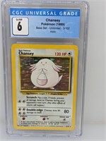 CGC 6 Base Set Chansey Holo - Unlimited