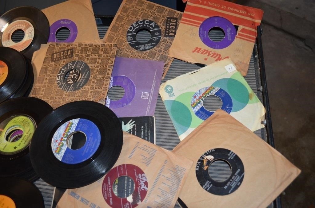 Over 50 Records.  45rpm