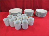 Dish Set: 44 piece lot