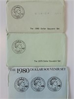3 - Susan B Dollar Souvenir Sets