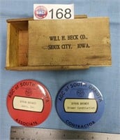 WILL H. BECK CO. WOODEN BOX & MORE