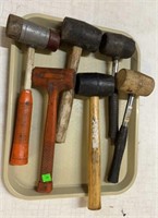 Lot of Rubber Hammers/ Mallets