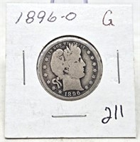 1896-O Quarter G