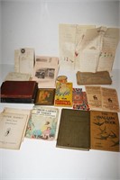 Early Childrens Books, Letters, Advertising