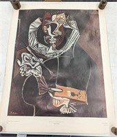 Vintage Pablo Picasso Portrait Of A Painter After