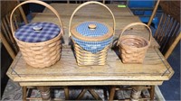 3-Longaberger Baskets