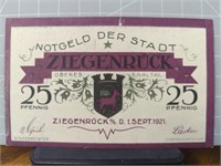 1921 German bank note