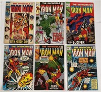 Marvel Iron Man Lot Nos.18-23 1969-1970
