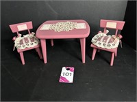 Ginny Doll Furniture Table & Chairs