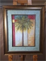 Tropical Palm Tree Framed Print