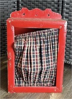 Antique Red Wooden Cabinet