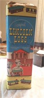 Original Lincoln Logs Set 1C  with lid
