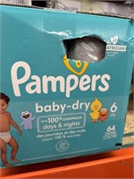 Pampers Baby Dry Sz6 Super Pk 1X64EA