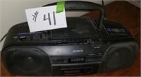 Sony AM/FM CD Player & Cassette Player-