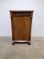 Antique Wood Sheet Music Cabinet w/ Drawer