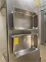 2- Stainless Steel Warming Trays