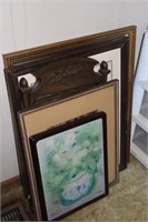 Assorted Frames (Some w/ Artwork/Mirrors)
