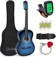 Meda 38in Beginner Acoustic Guitar Starter Kit